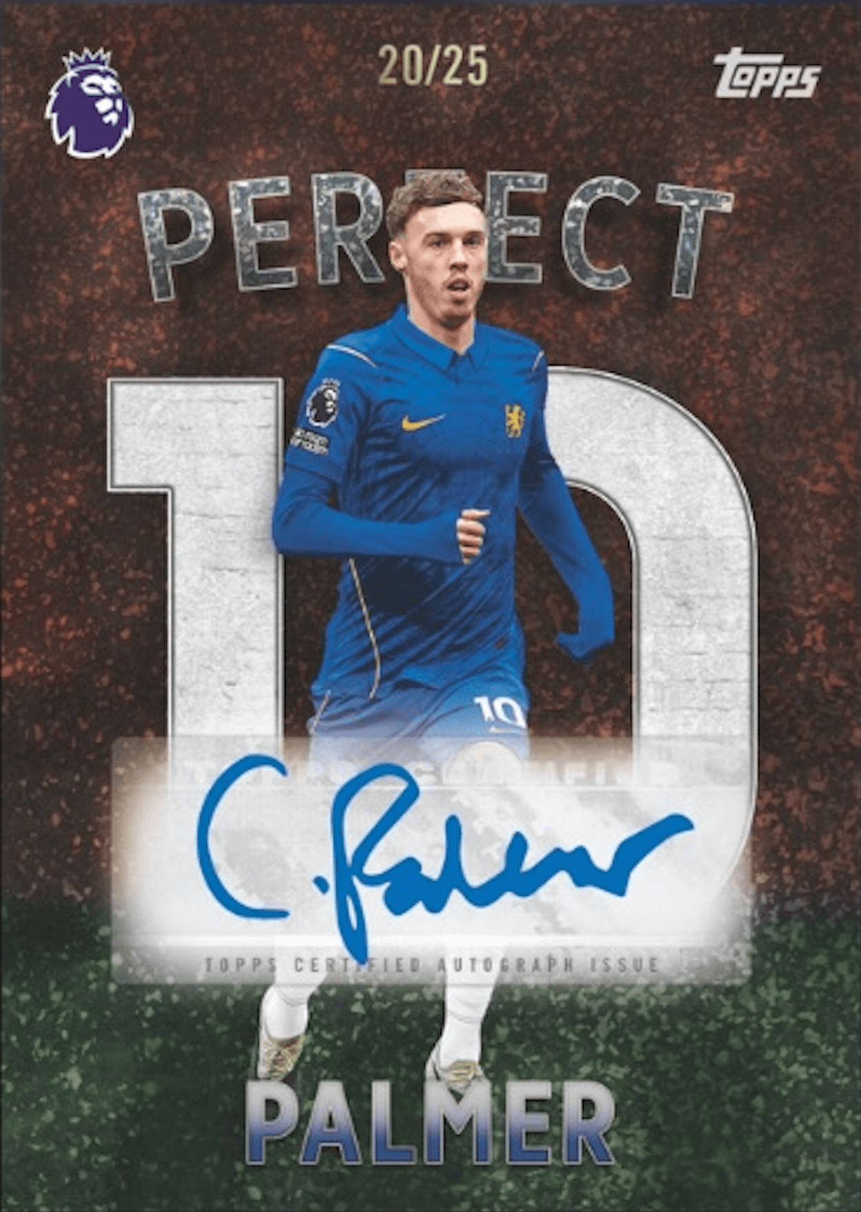 Example Topps Premier League Card