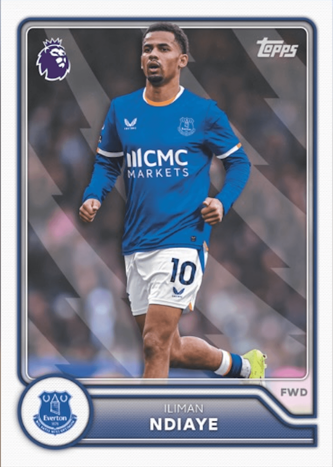 Example Topps Premier League Card