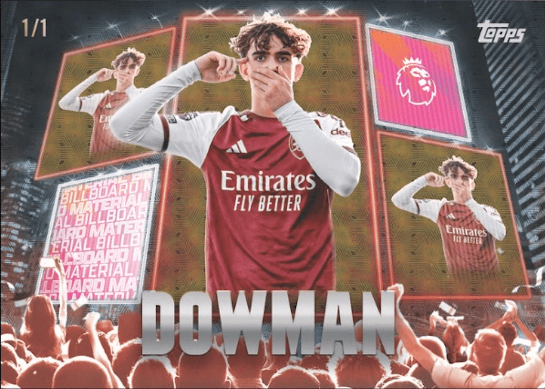 Example Topps Premier League Card