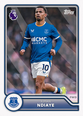 Example Topps Premier League Card
