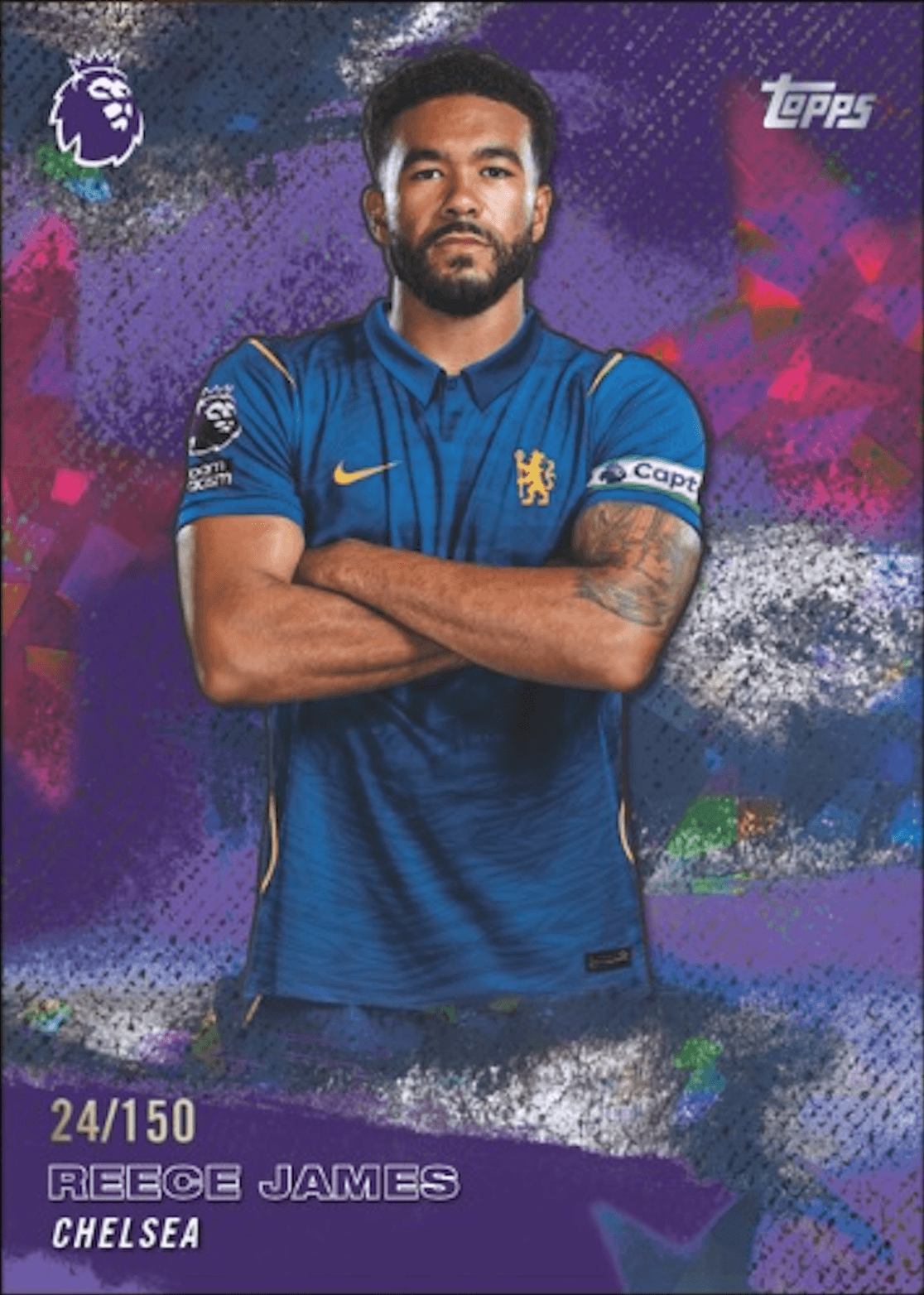 Example Topps Premier League Card