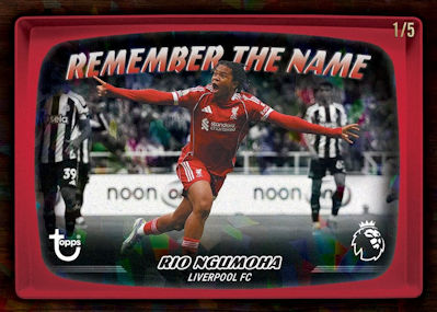 Example Topps Premier League Card