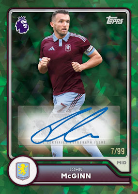 Example Topps Premier League Card