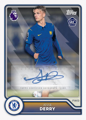 Example Topps Premier League Card