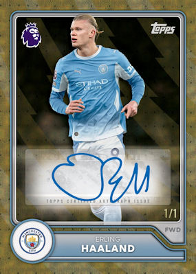 Example Topps Premier League Card
