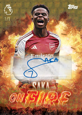 Example Topps Premier League Card