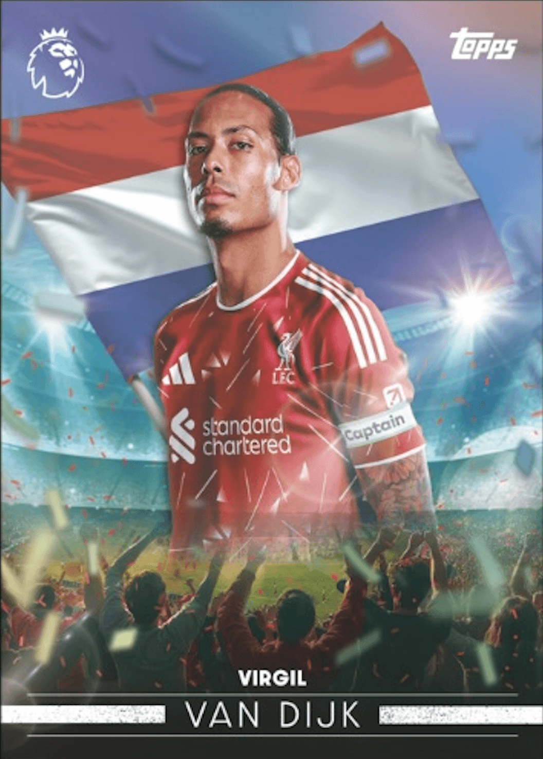 Example Topps Premier League Card