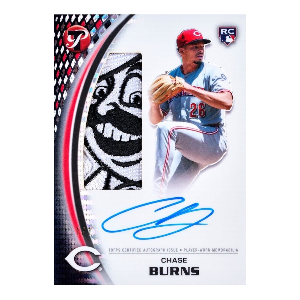 Example Topps Pristine Baseball Card