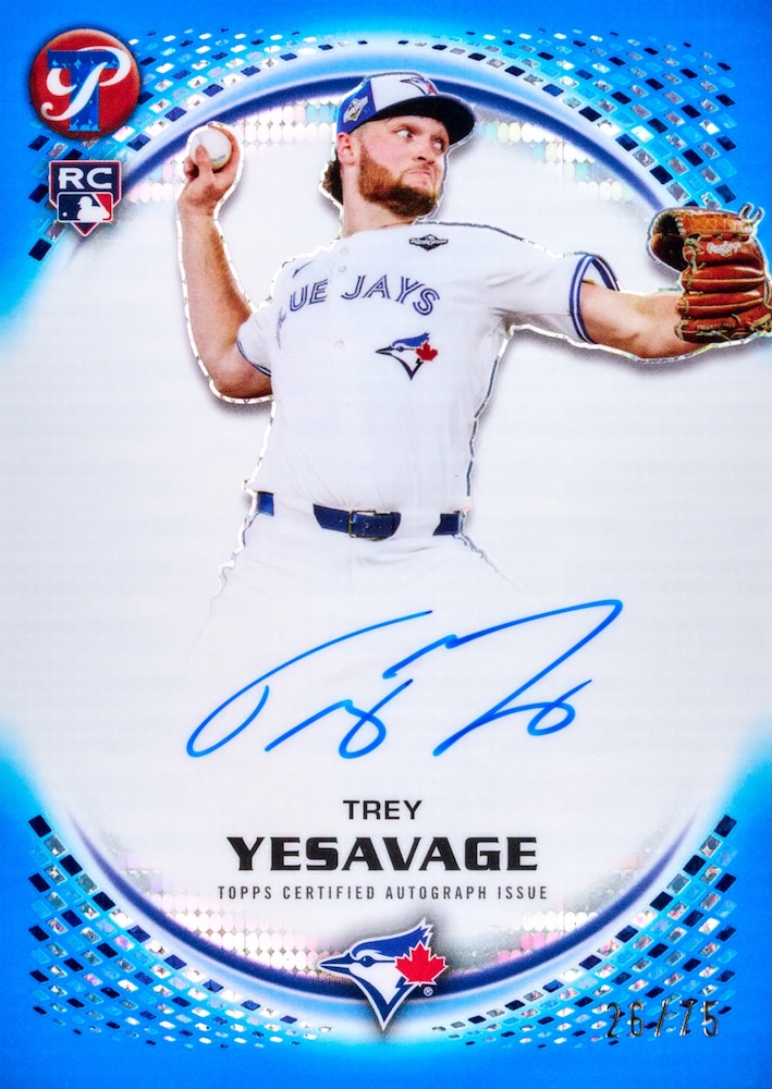 Example Topps Pristine Baseball Card