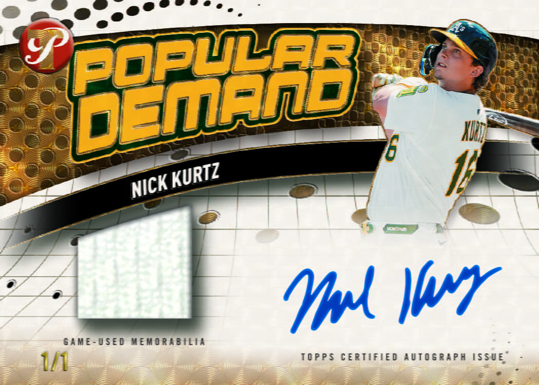 Example Topps Pristine Baseball Card