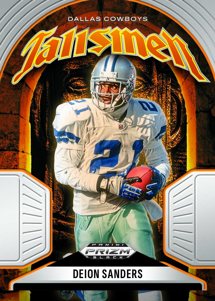 Example Panini Prizm Black Football Card