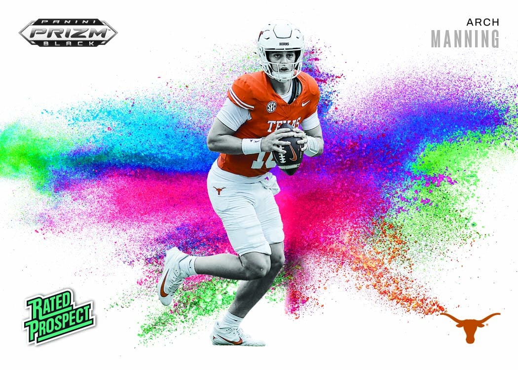 Example Panini Prizm Black Football Card