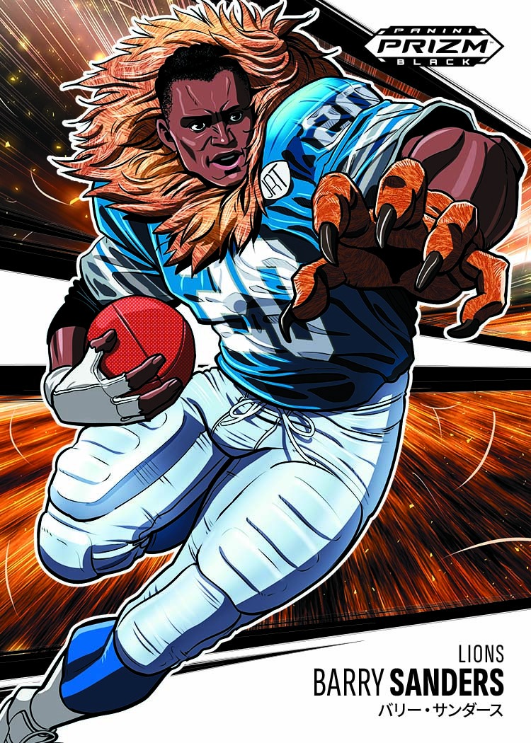 Example Panini Prizm Black Football Card