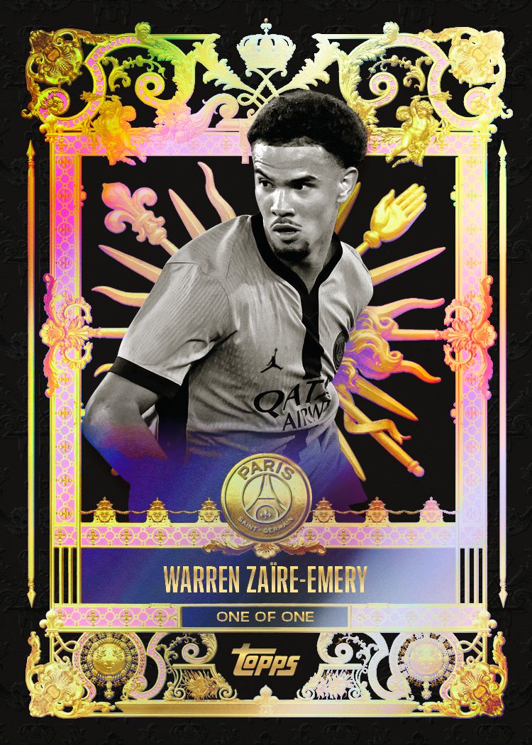 Example Topps PSG Team Set Card