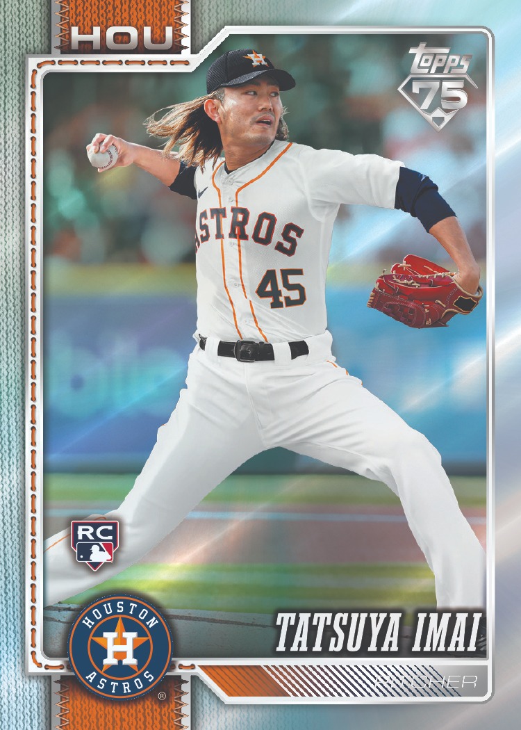 Example Topps Series 2 Baseball Card