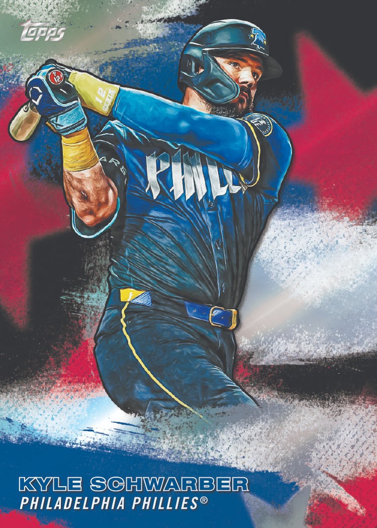 Example Topps Series 2 Baseball Card