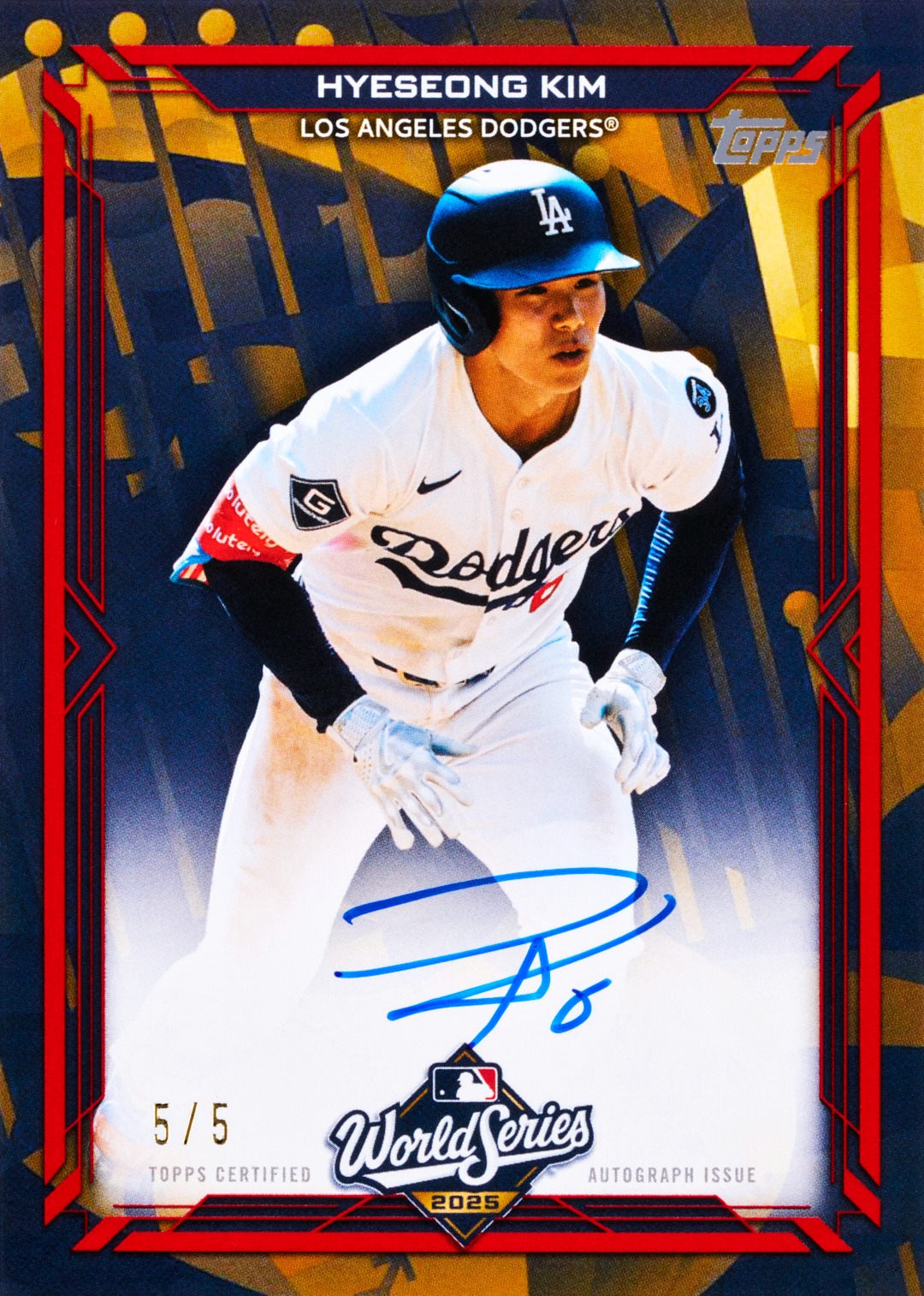 Example Topps Series 2 Baseball Card