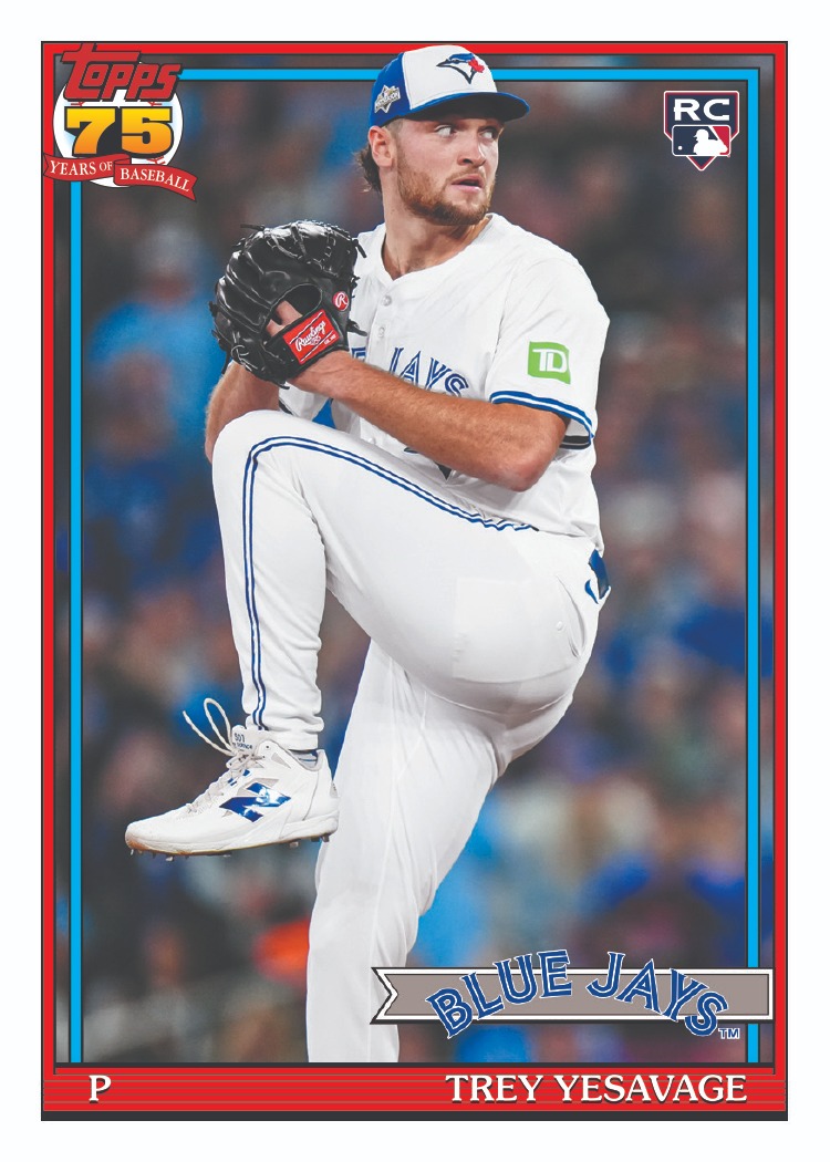 Example Topps Series 2 Baseball Card