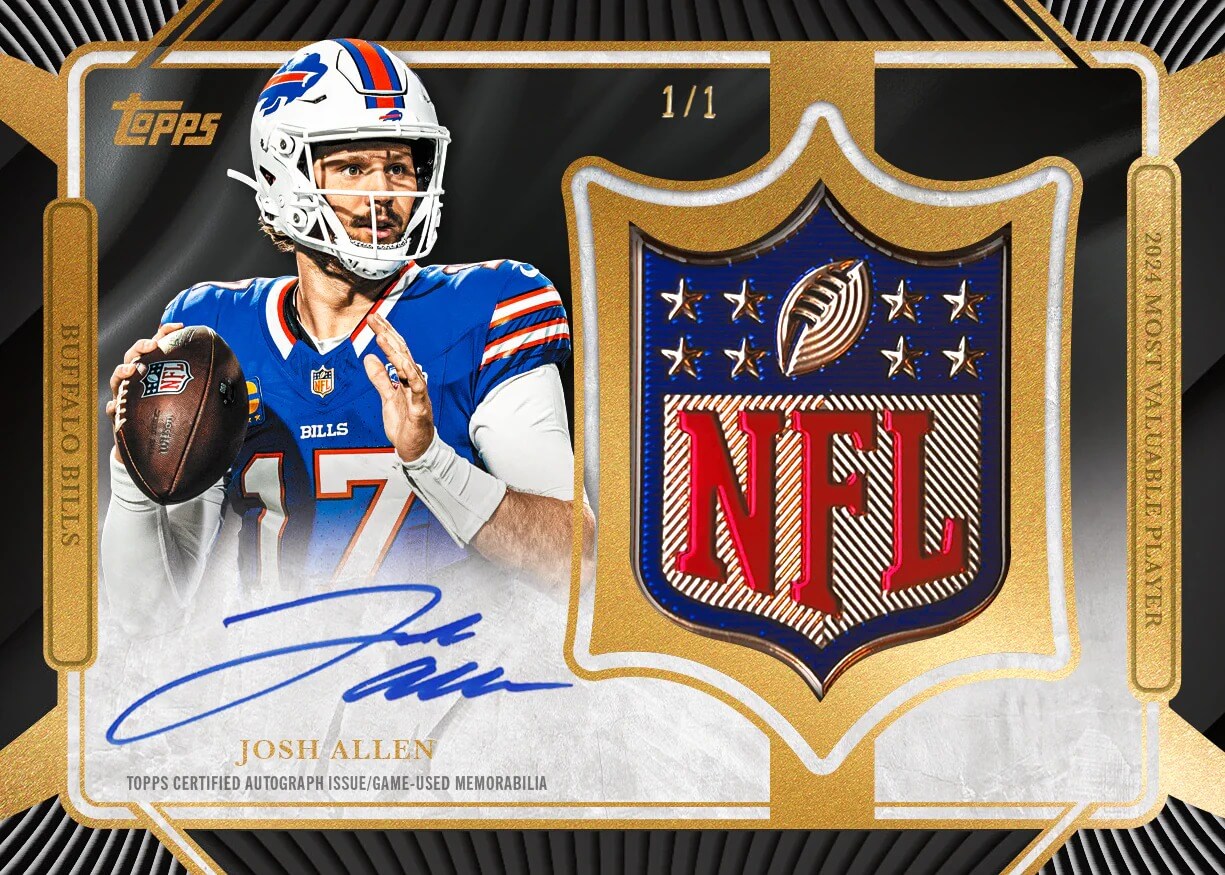 Example Topps Signature Class Football Card
