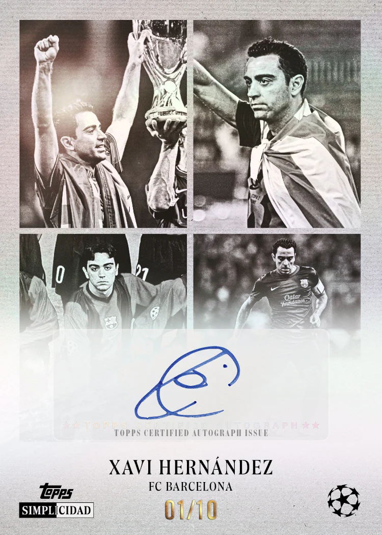 Example Topps Simplicidad Card