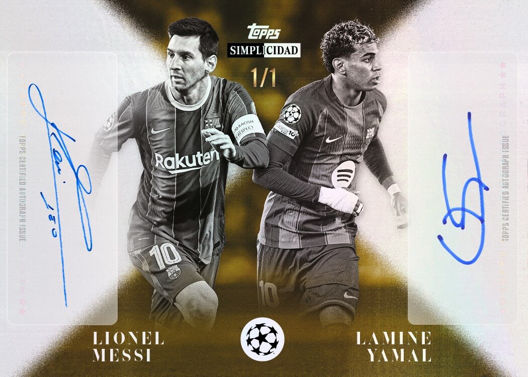Example Topps Simplicidad Card