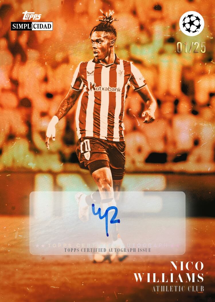 Example Topps Simplicidad Card