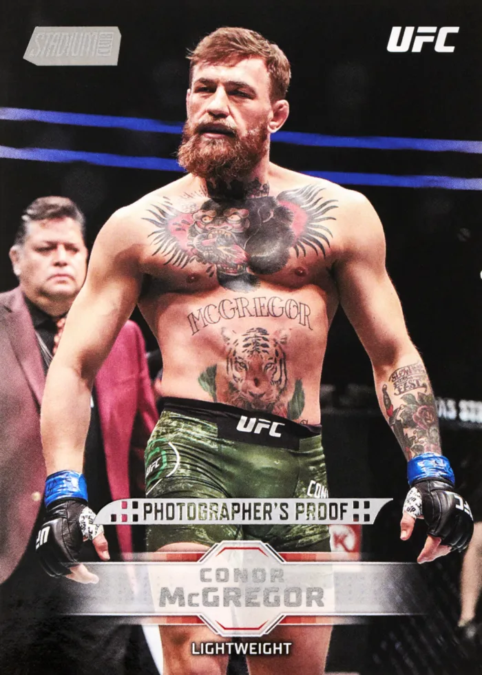Example Topps Stadium Club UFC Card
