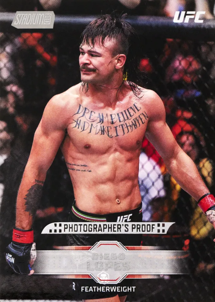 Example Topps Stadium Club UFC Card