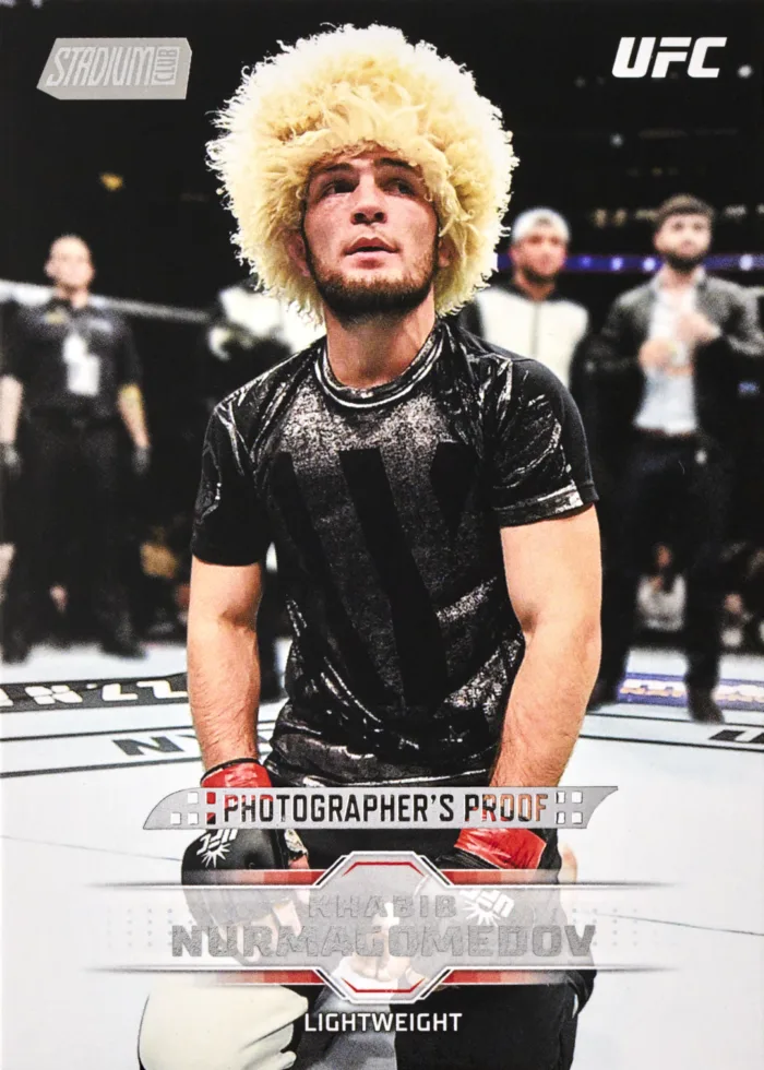 Example Topps Stadium Club UFC Card
