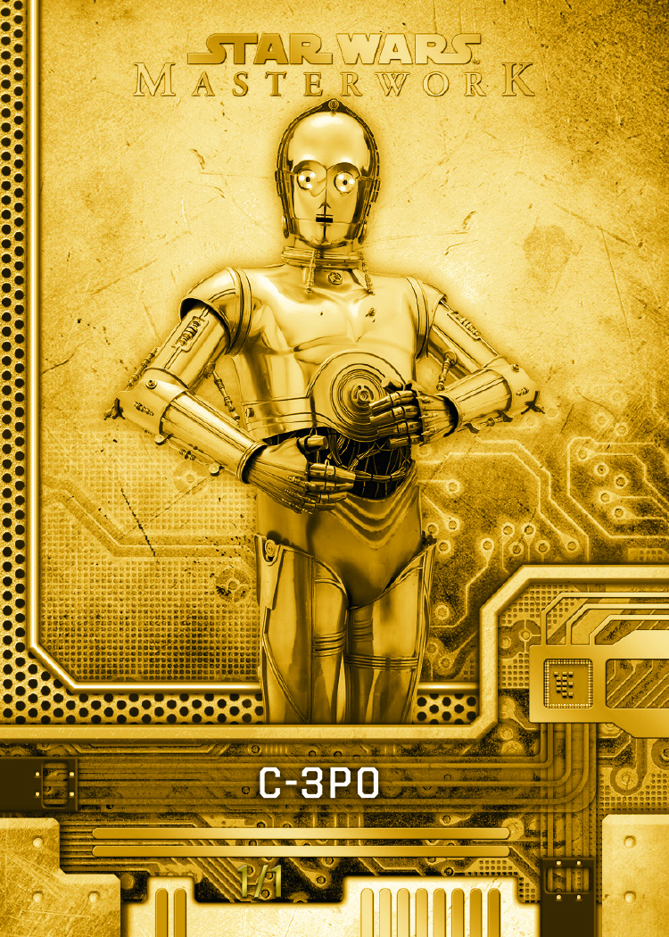 Example Topps Star Wars Masterwork Card