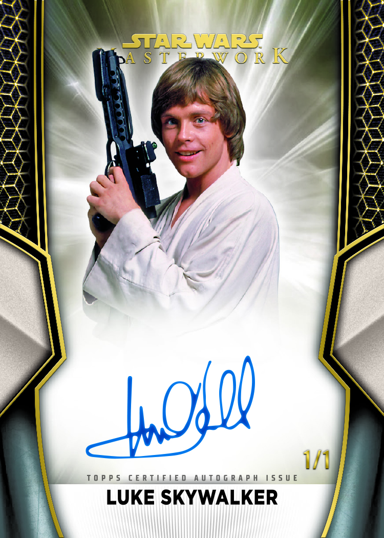 Example Topps Star Wars Masterwork Card