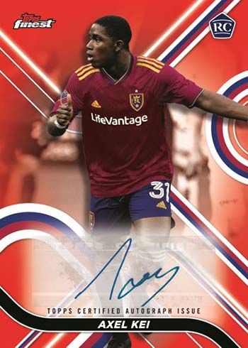 Example Topps Topps Finest MLS Card