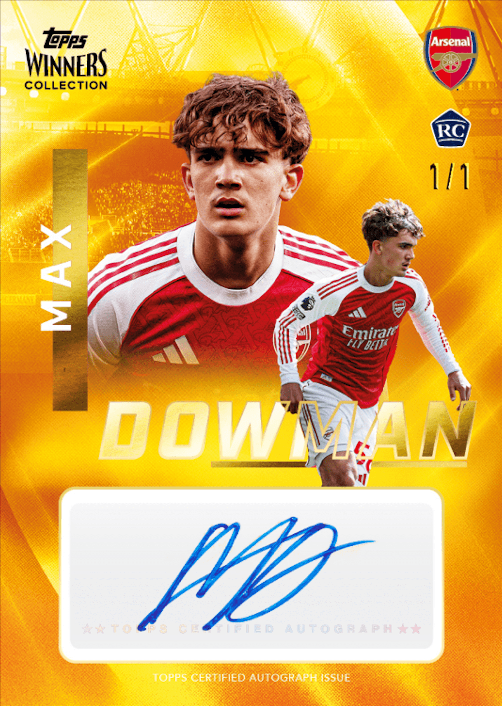 Example Topps Topps Winners Collection - Arsenal Card