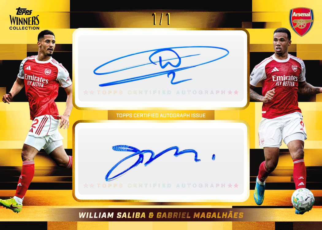 Example Topps Topps Winners Collection - Arsenal Card