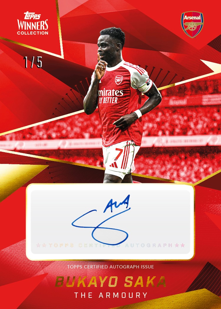 Example Topps Topps Winners Collection - Arsenal Card