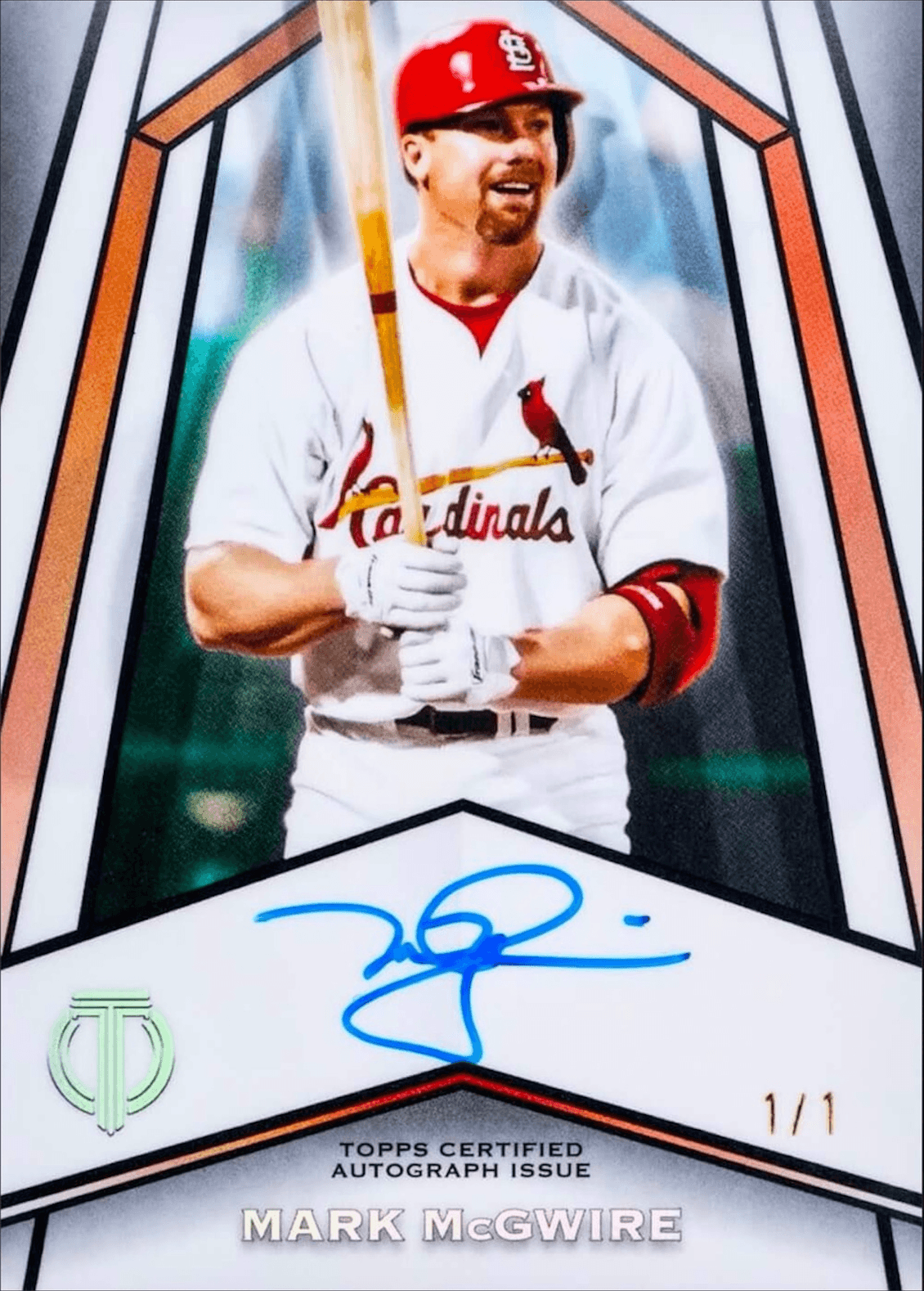Example Topps Tribute Baseball Card