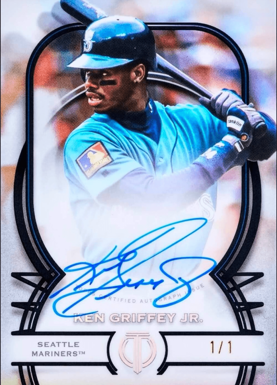 Example Topps Tribute Baseball Card