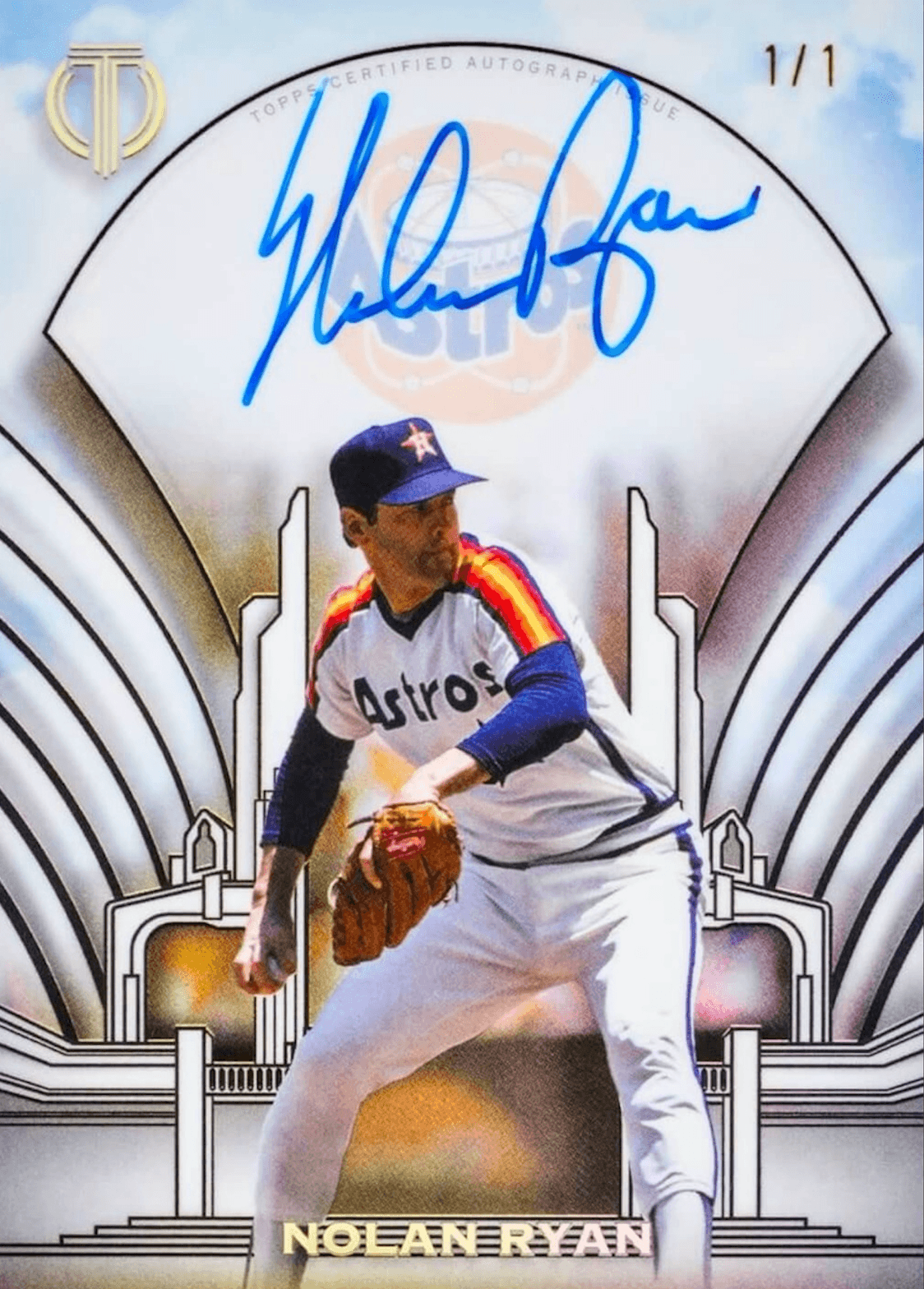 Example Topps Tribute Baseball Card