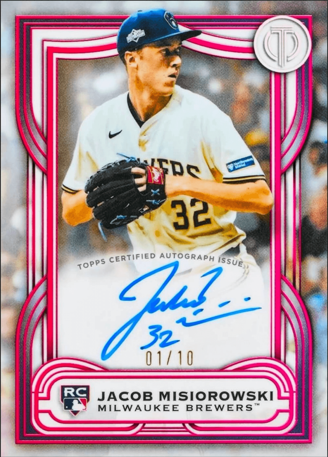 Example Topps Tribute Baseball Card