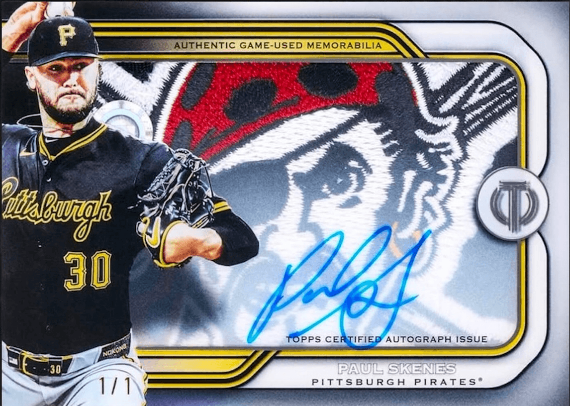 Example Topps Tribute Baseball Card