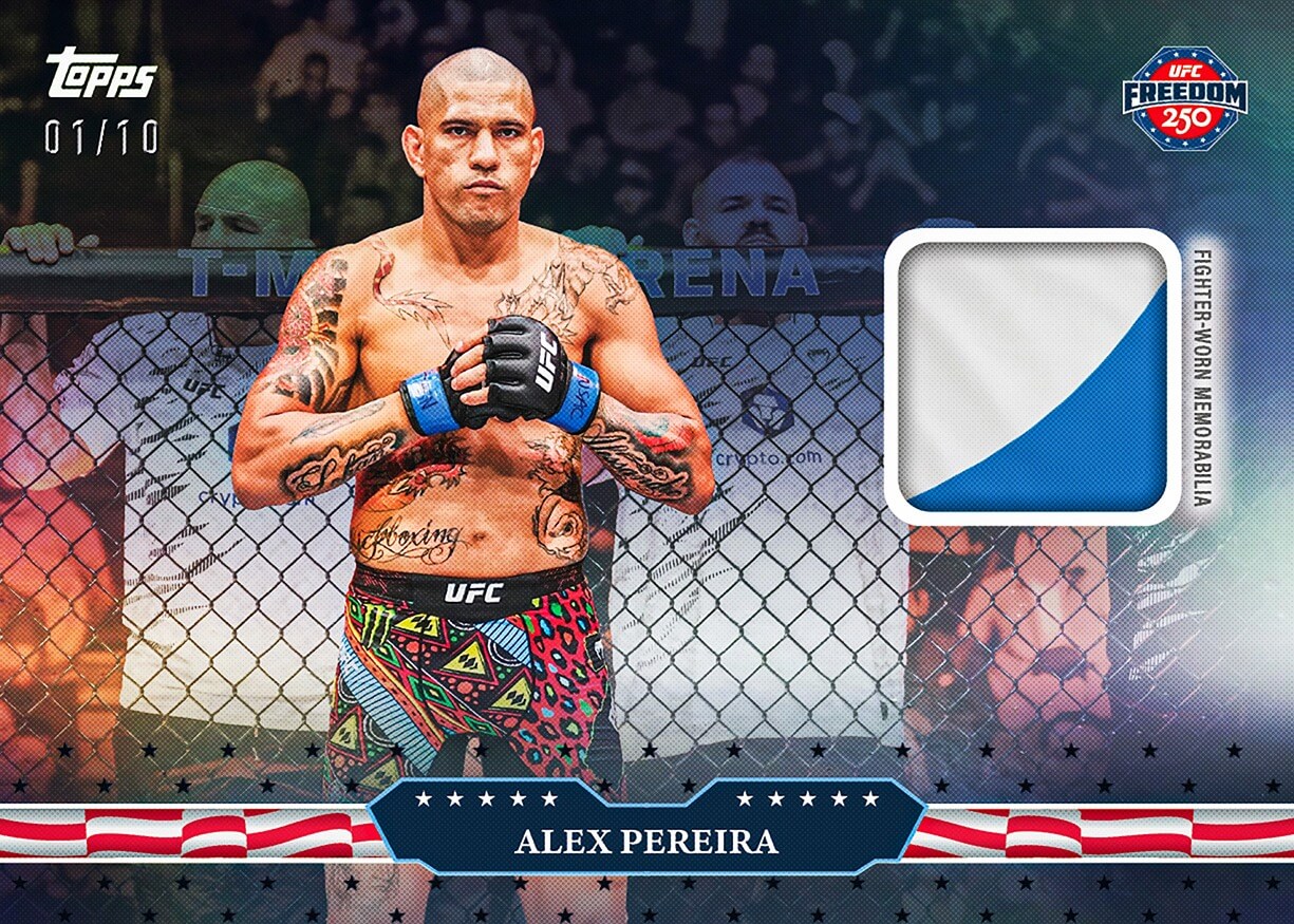 Example Topps UFC Freedom 250 Card