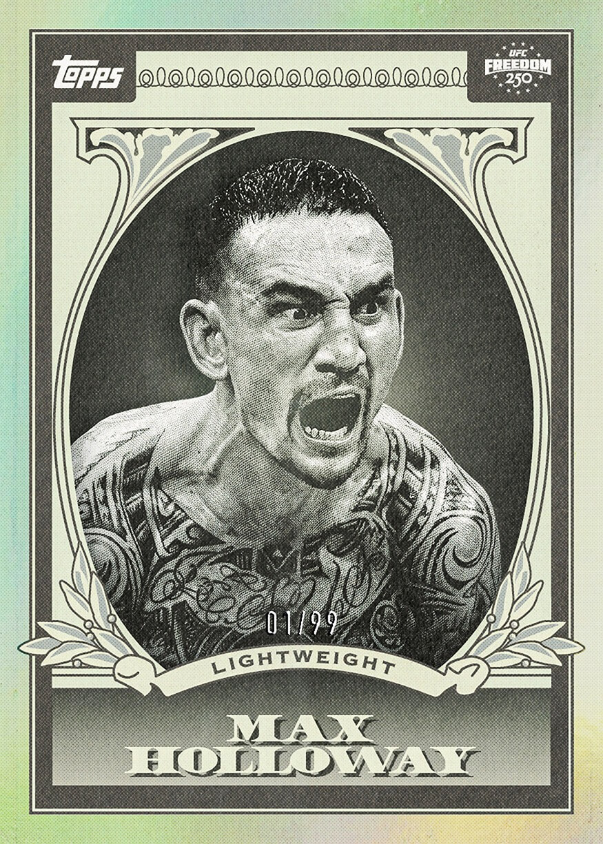 Example Topps UFC Freedom 250 Card